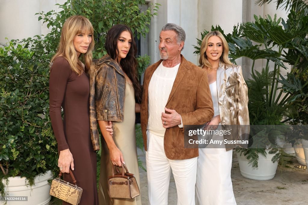 Jennifer Flavin, Sistine Stallone, Sylvester Stallone and Sophia