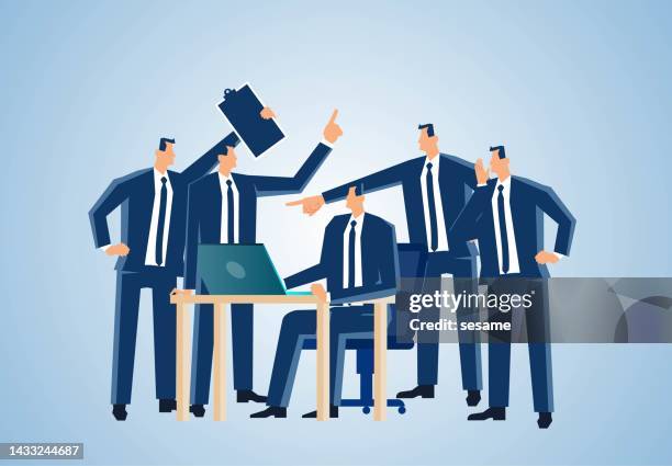 Work Introduction Cartoon 126 Team Introduction Office Cartoon High Res Illustrations - Getty Images