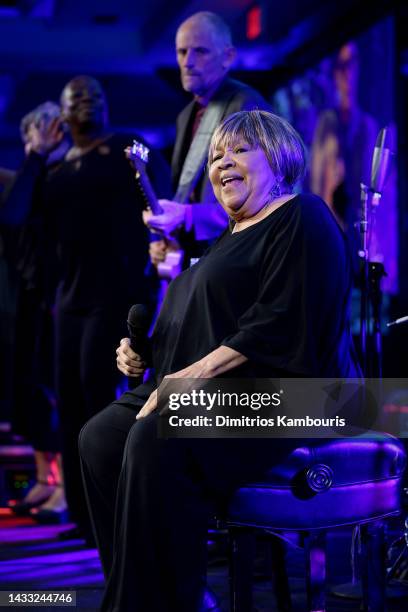Mavis Staples performs onstage at the Hudson River Park Friends 2022 Gala at Pier Sixty at Chelsea Piers on October 13, 2022 in New York City.