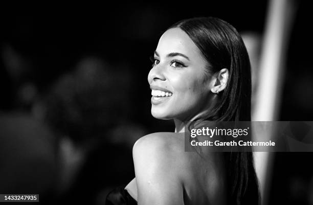 Rochelle Humes attends the National Television Awards 2022 at The OVO Arena Wembley on October 13, 2022 in London, England.