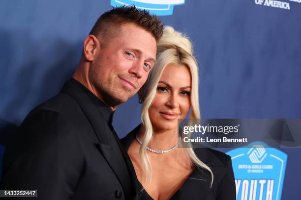 Michael Mizanin and Maryse Mizanin attend the Boys & Girls Clubs of America's 75th National Youth of The Year Gala at The Beverly Hilton on October...