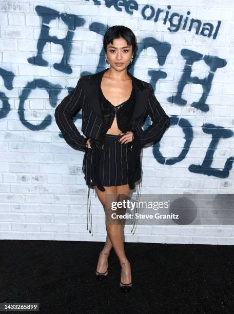 Brianne Tjuarrives at the Amazon Freevee Hosts 90's Dance Party For New Original Series "High School" at No Vacancy on October 13, 2022 in Los...