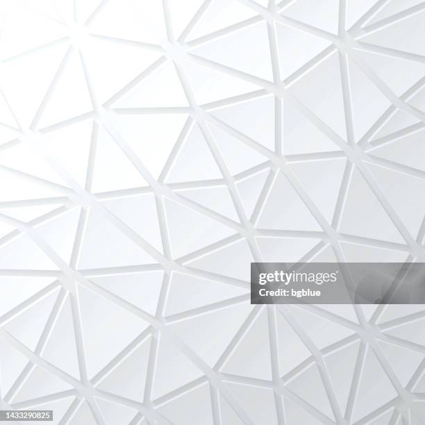 abstract bright white background - geometric texture - metallic silver gradient stock illustrations