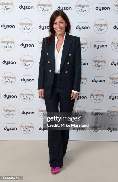 Davina McCall attends the Good Housekeeping Live event celebrating 100 years of the magazine, in partnership with Dyson on October 14, 2022 in...