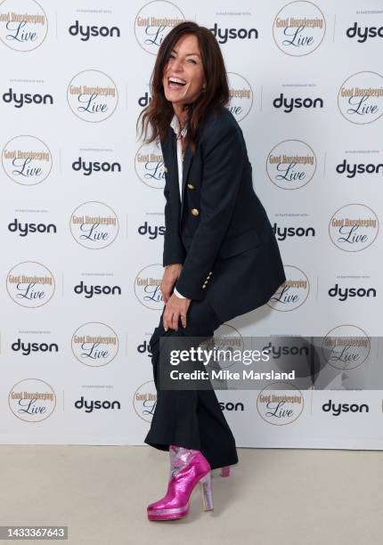 Davina McCall attends the Good Housekeeping Live event celebrating 100 years of the magazine, in partnership with Dyson on October 14, 2022 in...