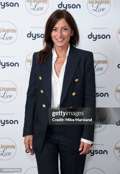 Davina McCall attends the Good Housekeeping Live event celebrating 100 years of the magazine, in partnership with Dyson on October 14, 2022 in...