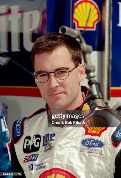 Racer Bryan Herta at the Long Beach Grand Prix Race, April 11, 1997 in Long Beach, California.