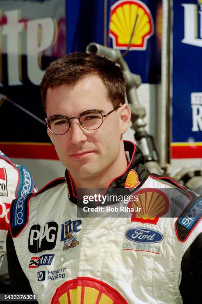 Racer Bryan Herta at the Long Beach Grand Prix Race, April 11, 1997 in Long Beach, California.