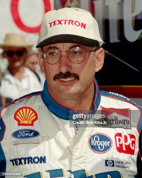 Racer Bobby Rahal at the Long Beach Grand Prix Race, April 11, 1997 in Long Beach, California.