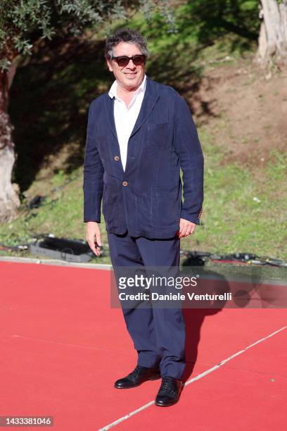 Sandro Veronesi attends the red carpet for "Stregati Dal Grande Schermo" during the 17th Rome Film Festival at Auditorium Parco Della Musica on...