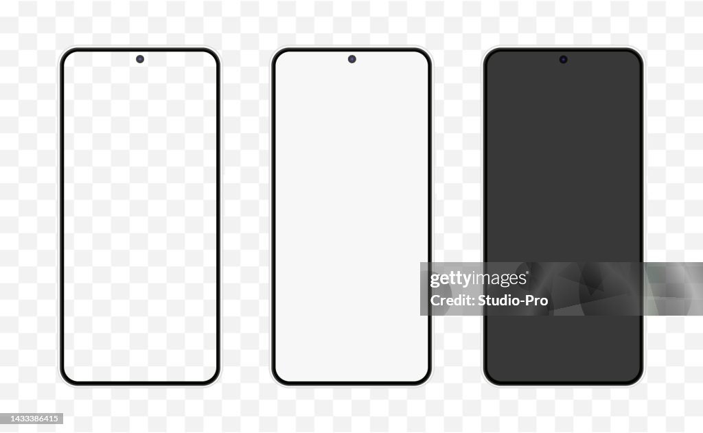 Modello di telefono simile al mockup android