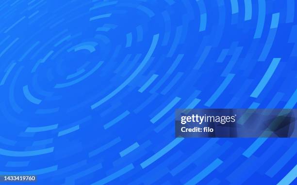 ilustraciones, imágenes clip art, dibujos animados e iconos de stock de fondo abstracto en círculos azules - hurricane