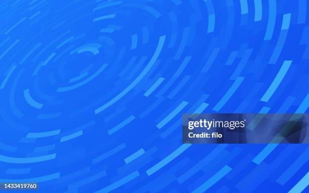 ilustrações de stock, clip art, desenhos animados e ícones de blue circling abstract background - alvo militar