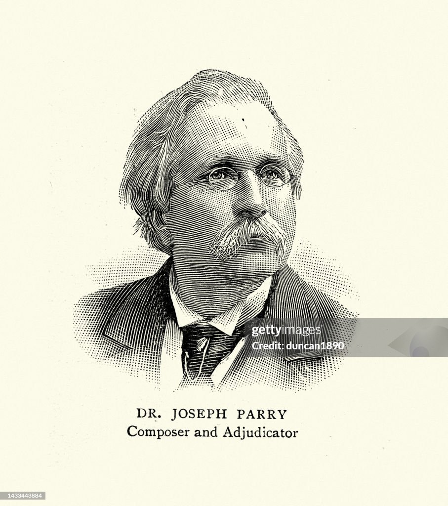 Joseph Parry Was A Welsh Composer And Musician Victorian 19th Century ...