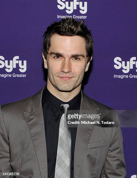 Sam Witwer attends the Syfy 2012 Upfront event at the American Museum of Natural History on April 24, 2012 in New York City.