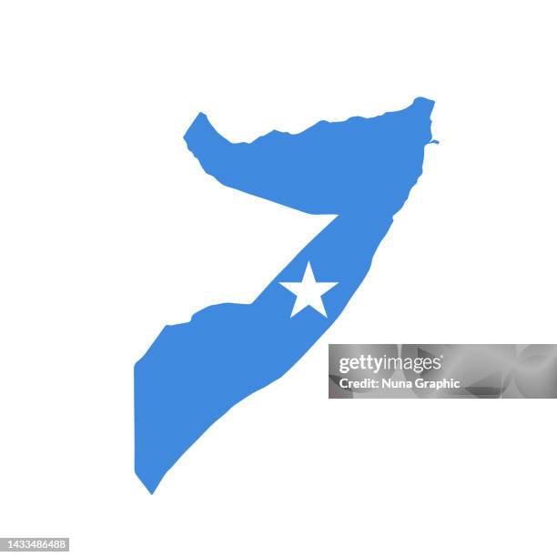 flag maps somalia - festive border stock illustrations