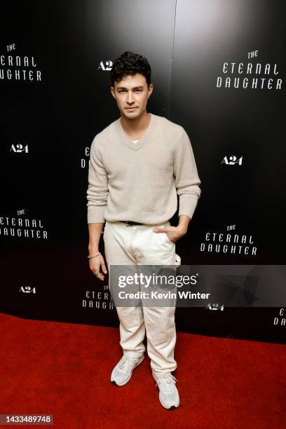 Gavin Leatherwood attends the Los Angeles special screening of "The Eternal Daughter" at The London West Hollywood at Beverly Hills on October 14,...