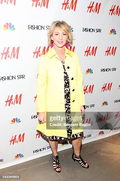Designer Lisa Hunter attends the NBC "Fashion Star" event at the H&M Flagship Store on April 24, 2012 in New York City.