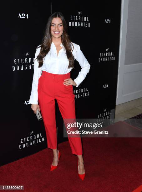 Ariana Ron Pedrique arrives at the Los Angeles Special Screening Of "The Eternal Daughter" at The London West Hollywood at Beverly Hills on October...