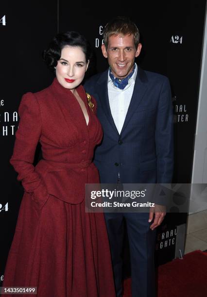 Dita Von Teese and Eric Szmanda arrives at the Los Angeles Special Screening Of "The Eternal Daughter" at The London West Hollywood at Beverly Hills...