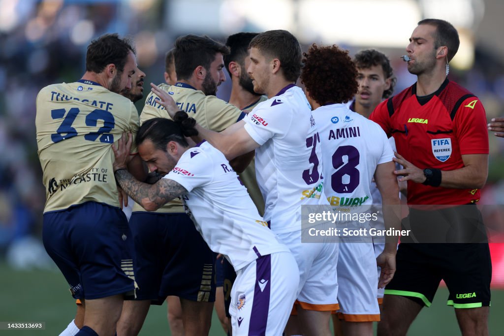 A-League Men's Rd 2 - Newcastle Jets v Perth Glory