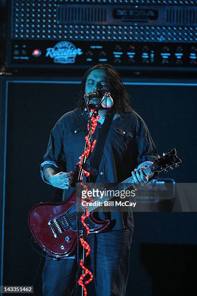 Shaun Morgan from the band Seether perform in concert at the Wells Fargo Center April 24, 2012 in Philadelphia, Pennsylvania