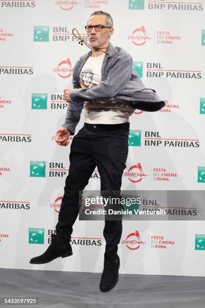 Filippo Timi attends the photocall for "Il Principe Di Roma" during the 17th Rome Film Festival at Auditorium Parco Della Musica on October 15, 2022...