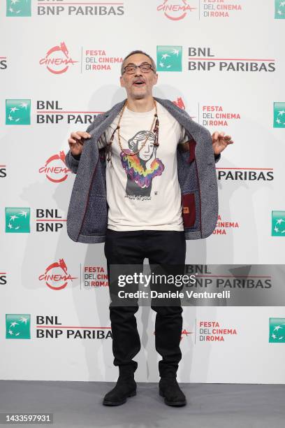 Filippo Timi attends the photocall for "Il Principe Di Roma" during the 17th Rome Film Festival at Auditorium Parco Della Musica on October 15, 2022...