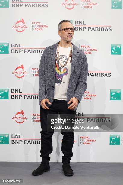 Filippo Timi attends the photocall for "Il Principe Di Roma" during the 17th Rome Film Festival at Auditorium Parco Della Musica on October 15, 2022...