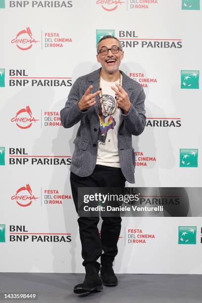 Filippo Timi attends the photocall for "Il Principe Di Roma" during the 17th Rome Film Festival at Auditorium Parco Della Musica on October 15, 2022...