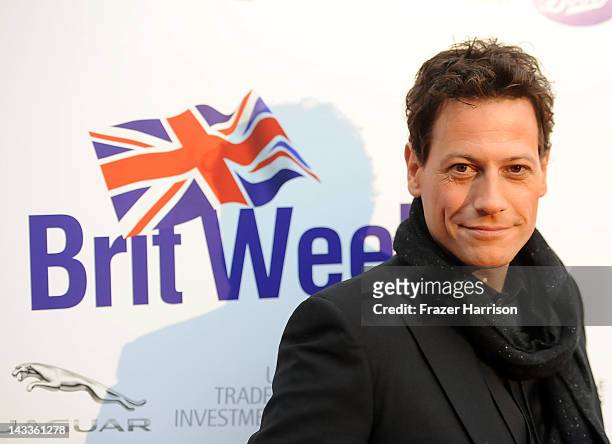 Actor Ioan Gruffudd arrives at the official launch party of BritWeek at a private residence in Hancock Park 2012 on April 24, 2012 in Los Angeles,...