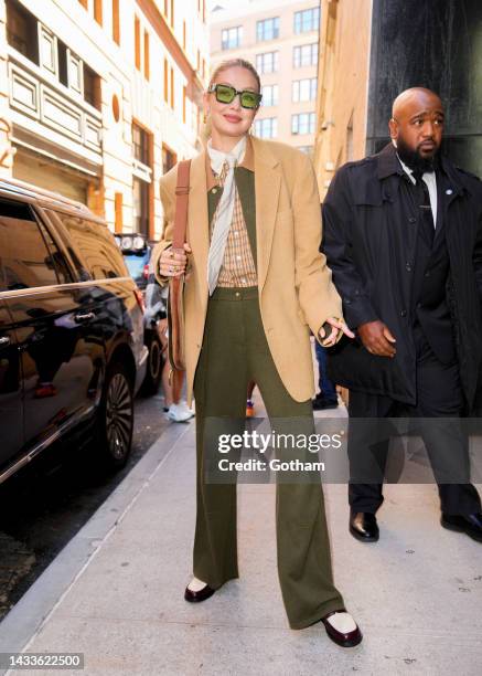 Gigi Hadid out and about on October 14, 2022 in New York City.