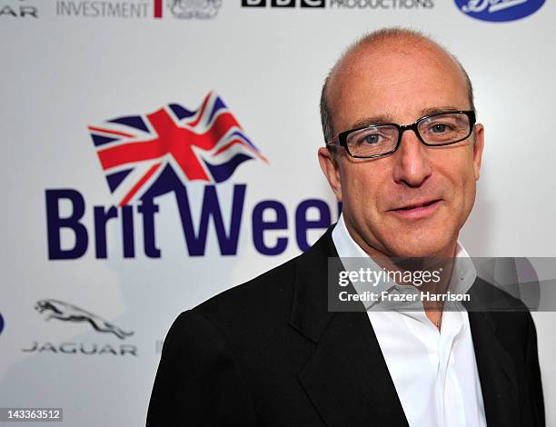 Hypnotist Paul McKenna arrives at the official launch party of BritWeek at a private residence in Hancock Park 2012 on April 24, 2012 in Los Angeles,...