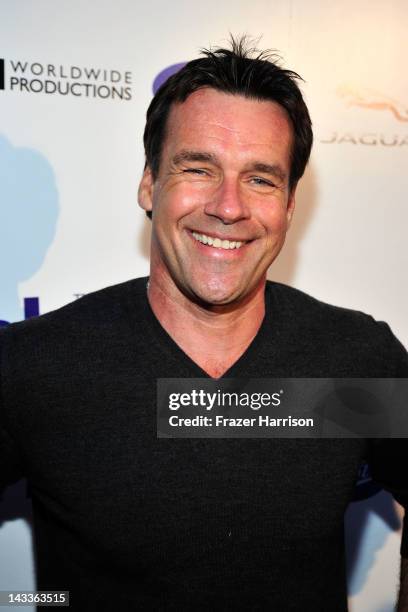 Actor David James Elliott arrives at the official launch party of BritWeek at a private residence in Hancock Park 2012 on April 24, 2012 in Los...