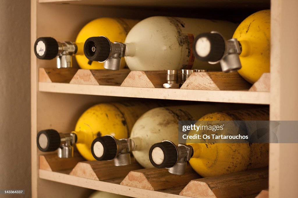 Oxygen cylinders