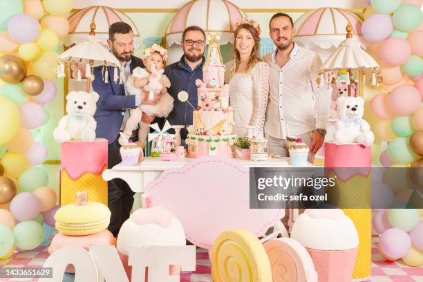 birthday party with big brothers - prepare food cartoon stock pictures, royalty-free photos & images