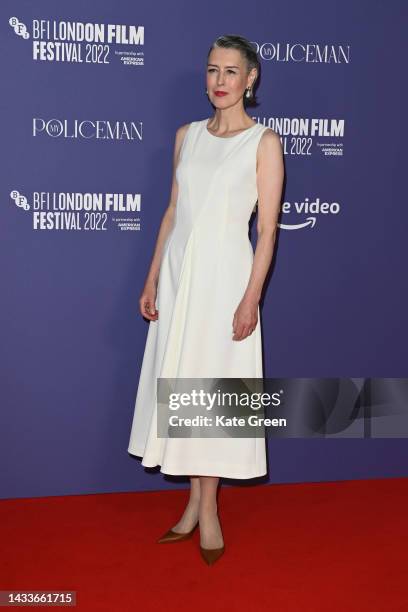 Gina McKee attends the “My Policeman” European Premiere during the 66th BFI London Film Festival at The Royal Festival Hall on October 15, 2022 in...