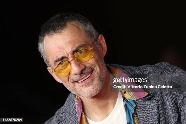 Filippo Timi attends the red carpet for "Il Principe Di Roma" during the 17th Rome Film Festival at Auditorium Parco Della Musica on October 15, 2022...