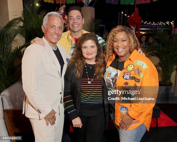 Geoffrey Zakarian, Jeff Mauro, Alex Guarnaschelli, and Sunny Anderson attend the Food Network New York City Wine & Food Festival presented by Capital...