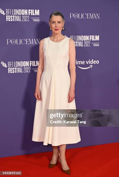 Gina McKee attends the “My Policeman” European Premiere during the 66th BFI London Film Festival at The Royal Festival Hall on October 15, 2022 in...