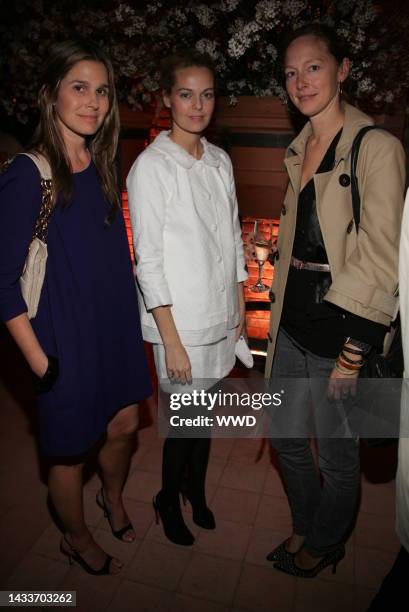 Aerin Lauder Zinterhofer, Lauren duPont and Anne Christensen attend Gap's CFDA/Vogue Collection party at Bowery Hotel in New York City. The...