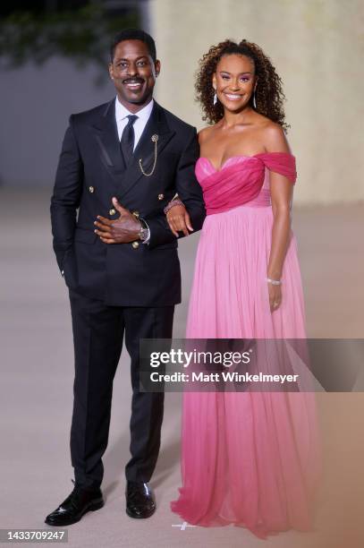 Sterling K. Brown and Ryan Michelle Bathe attend the 2nd Annual Academy Museum Gala at Academy Museum of Motion Pictures on October 15, 2022 in Los...