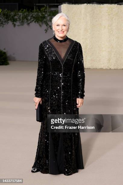 Glenn Close attends the 2nd Annual Academy Museum Gala at Academy Museum of Motion Pictures on October 15, 2022 in Los Angeles, California.