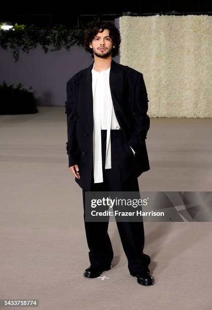 Xolo Maridueña attends the 2nd Annual Academy Museum Gala at Academy Museum of Motion Pictures on October 15, 2022 in Los Angeles, California.