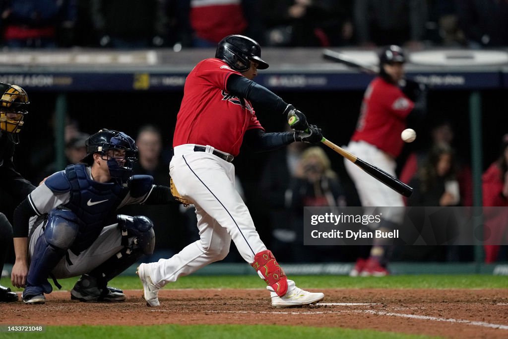 Division Series - New York Yankees v Cleveland Guardians - Game Three