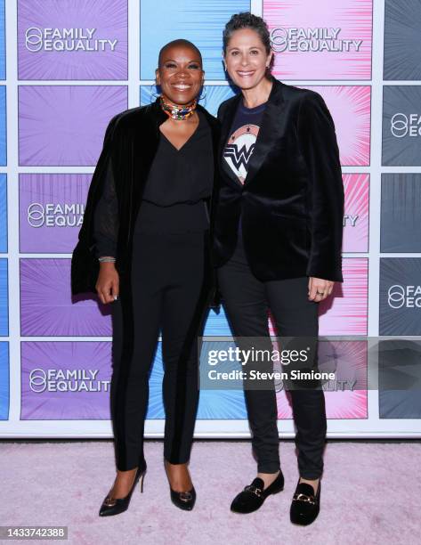 Stacey Stevenson and Dana Goldberg attend Family Equality's LA Impact: A Night Of Heroes 2022 at Paramount Studios on October 15, 2022 in Los...