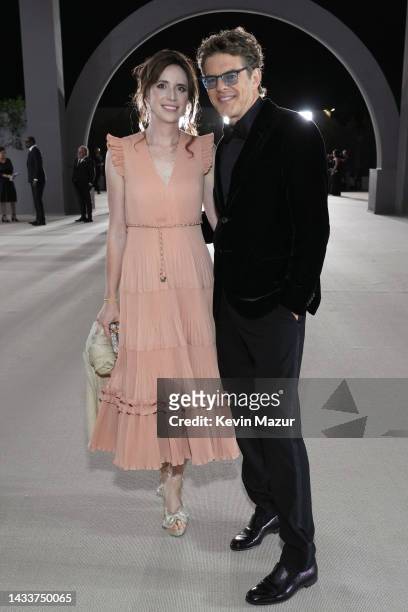 Lauren Schuker and Academy of Motion Picture Arts and Sciences Co-Chair Jason Blum attend the Academy Museum of Motion Pictures 2nd Annual Gala...