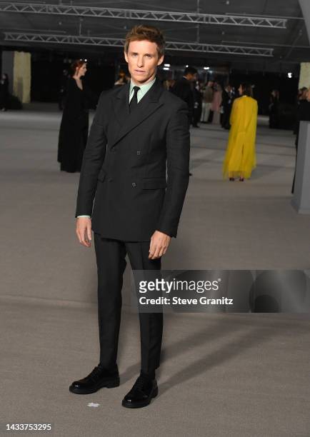 Eddie Redmayne arrives at the 2nd Annual Academy Museum Gala at Academy Museum of Motion Pictures on October 15, 2022 in Los Angeles, California.
