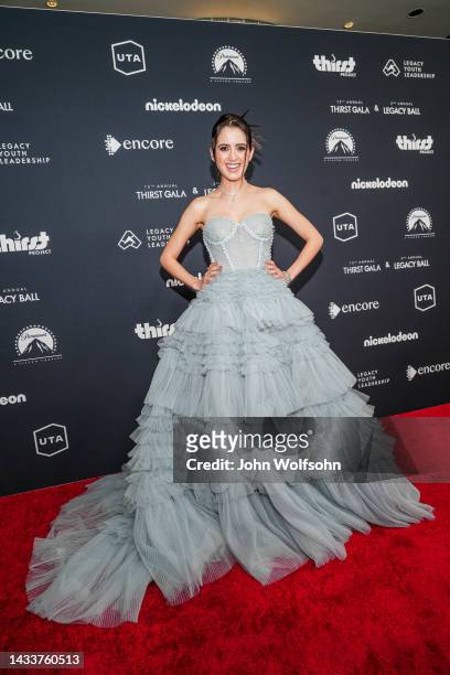 Actress and singer-songwriter Laura Marano attends as she receives the top honors, winning the Cameron Boyce Pioneering Spirit Award, at the 13th...