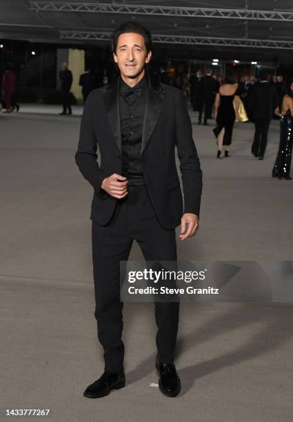 Adrien Brody arrives at the 2nd Annual Academy Museum Gala at Academy Museum of Motion Pictures on October 15, 2022 in Los Angeles, California.